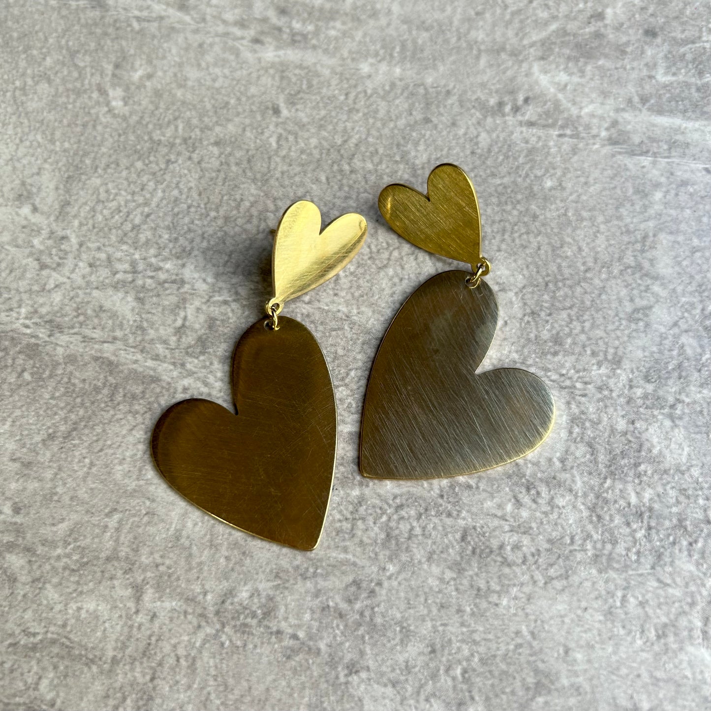 Double love oorbellen