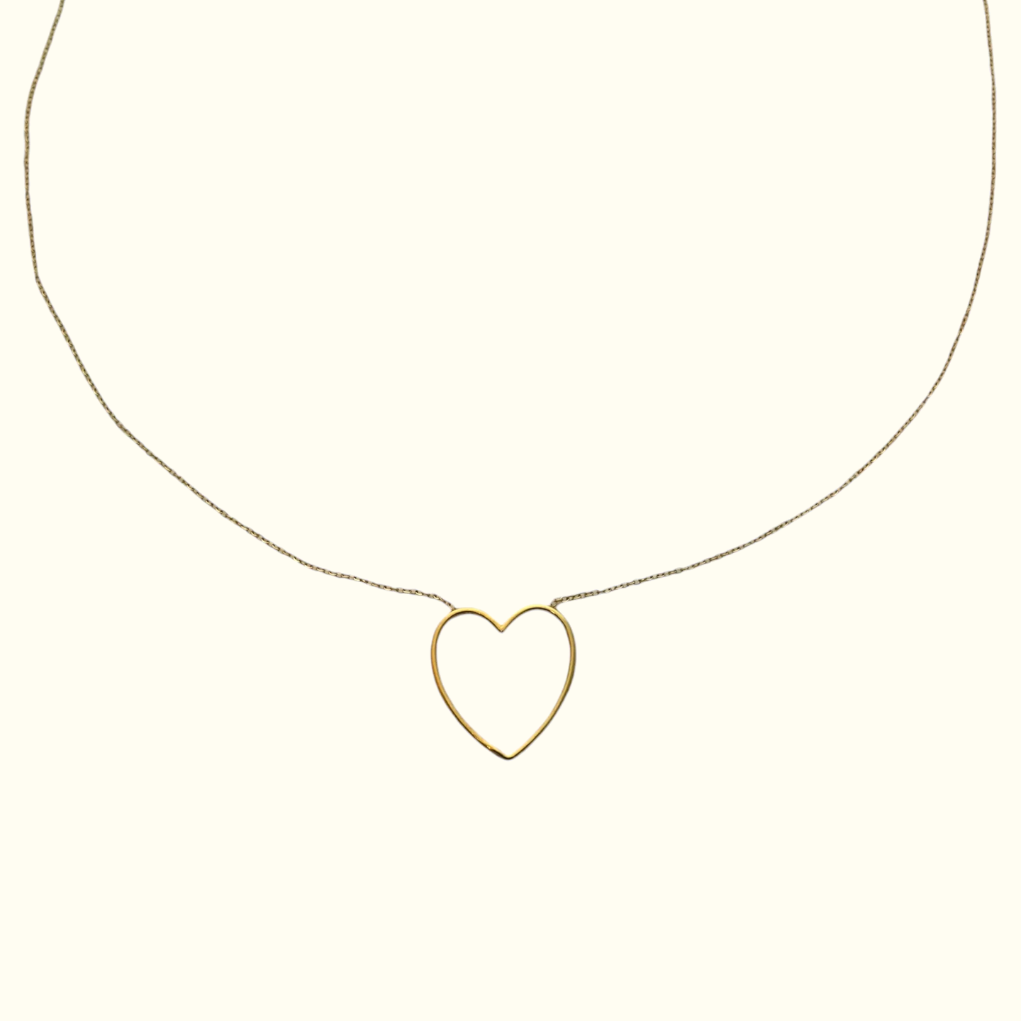 Open heart ketting