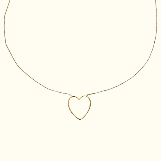 Open heart ketting