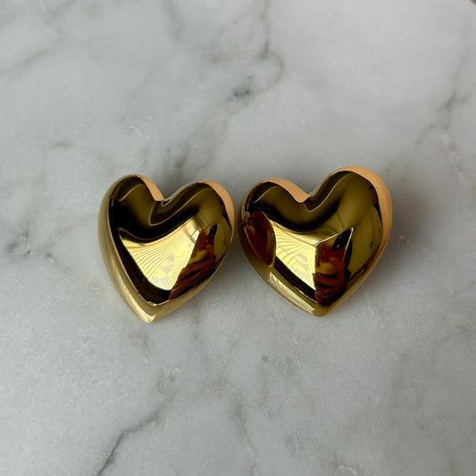 Heart studs
