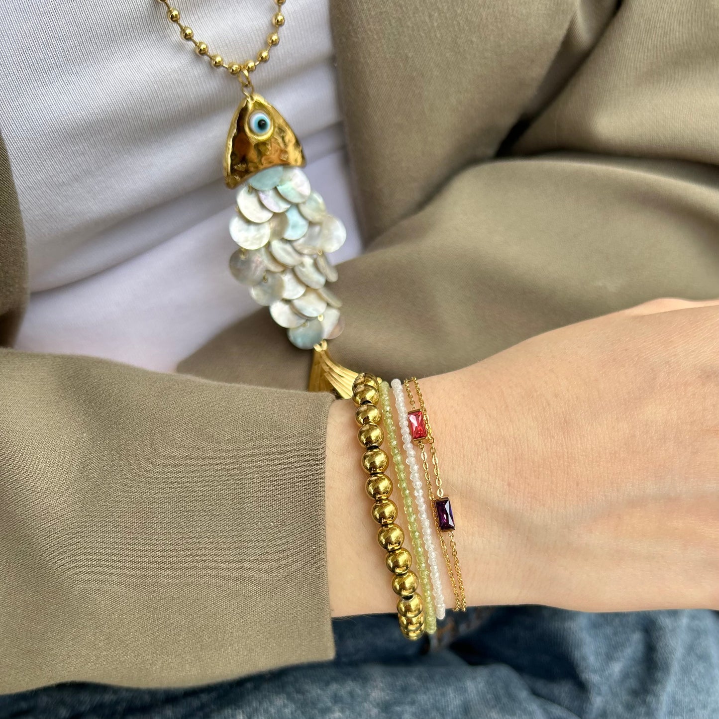 Pastel armbandjes