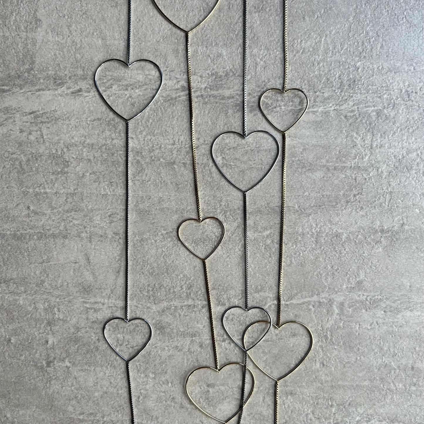 Open heart ketting