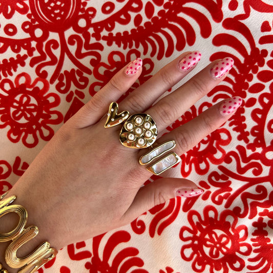 Pearl rings