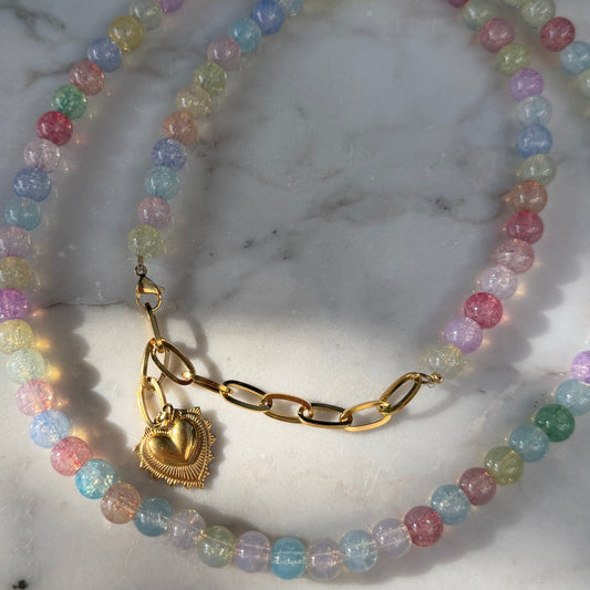 Rainbow bellychain