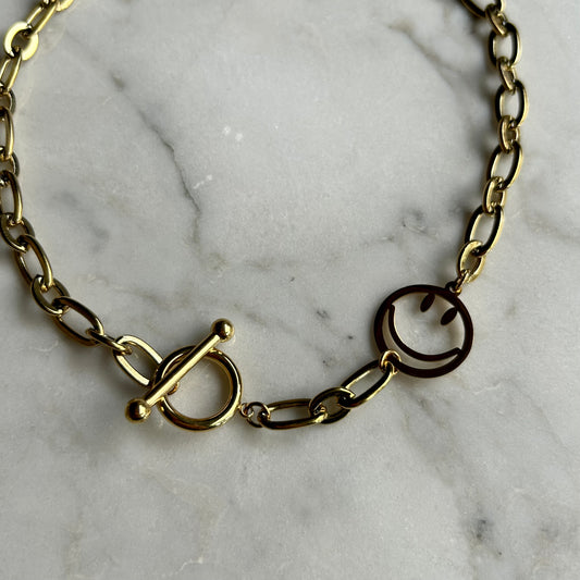 Smiley ketting