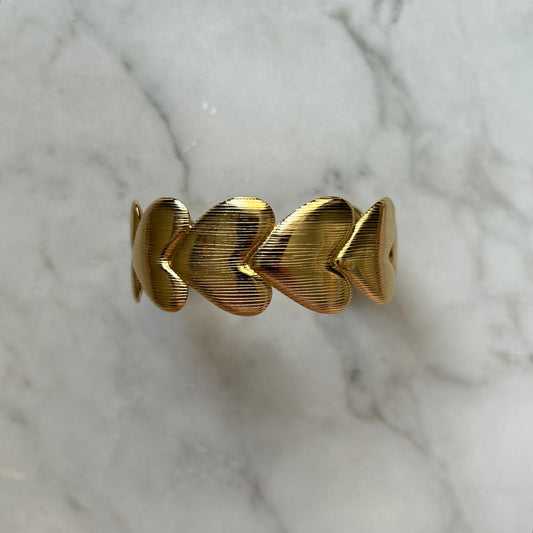 Big heart bangle
